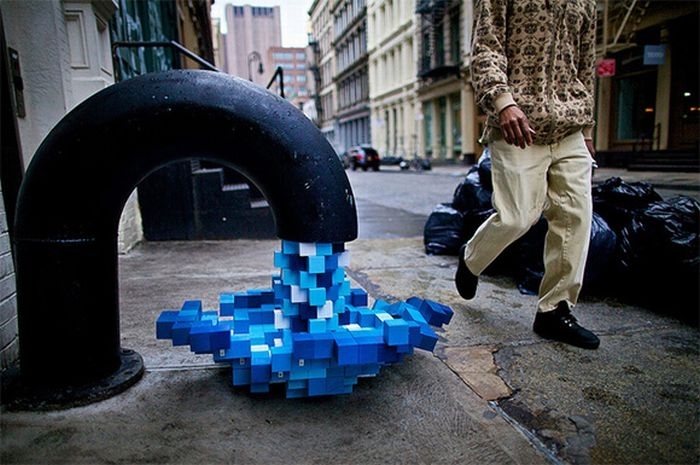 Water out of lego blocks